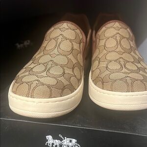 Coach Signature Slip-On Sneakers